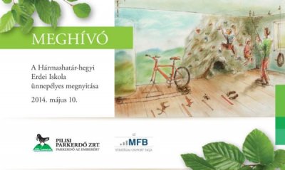 Hármashatárhegyi erdei iskola megnyitója - meghívó
